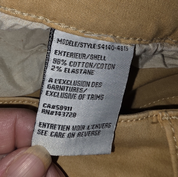 TRIBAL JEANS Brooke Wide-Leg Cargo Pants Caramel‎ Size 12 - Picture 5 of 9